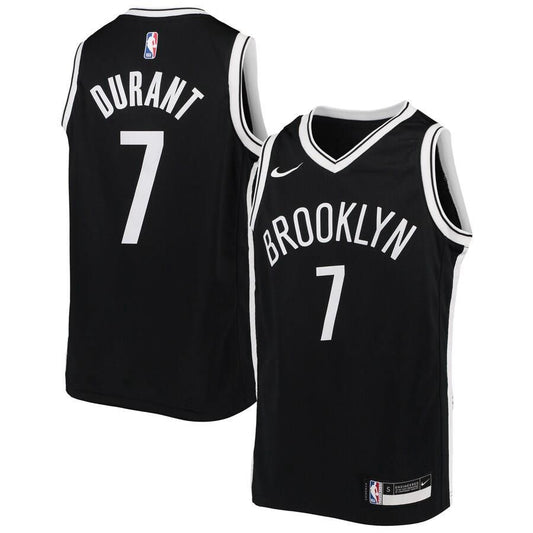 Brooklyn Nets Kevin Durant Nike Swingman Icon Jersey Kids - Black | Ireland S4698T1