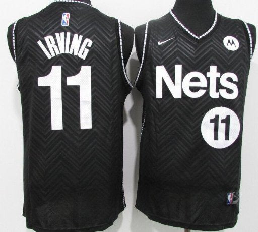 Brooklyn Nets #11 Kyrie Irving Earned Jersey Black