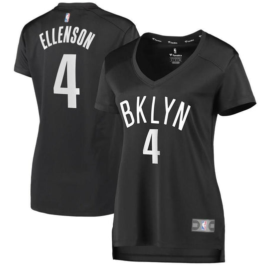 Brooklyn Nets Henry Ellenson Fanatics Branded Fast Break Player Statement Jersey Womens - Dark Grey | Ireland L1910L6