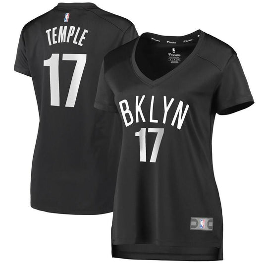 Brooklyn Nets Garrett Temple Fanatics Branded Fast Break Player Statement Jersey Womens - Dark Grey | Ireland S0171Y3