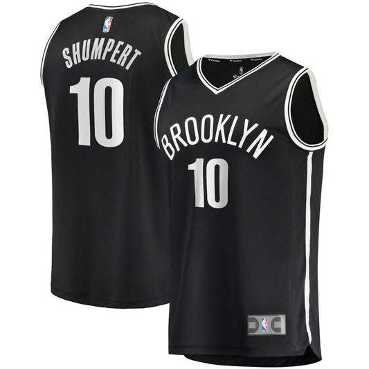 Brooklyn Nets Iman Shumpert Fanatics Branded Road Fast Break Player Jersey Mens - Black | Ireland U5189E4