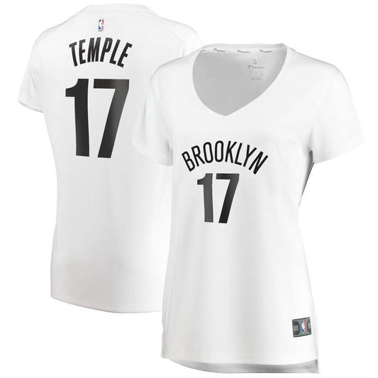 Brooklyn Nets Garrett Temple Fanatics Branded Fast Break Player Association Jersey Womens - White | Ireland K1968B5