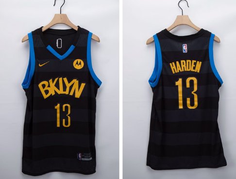 Brooklyn Nets #13 James Harden Fashion Jersey Black