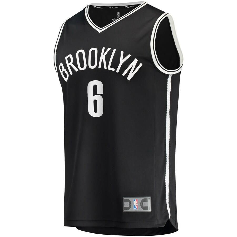 Brooklyn Nets DeAndre Jordan Fanatics Branded Replica Fast Break Icon Jersey Mens - Black | Ireland E1023M3