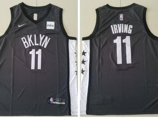 Brooklyn Nets #11 Kyrie Irving Jersey Black BKLYN