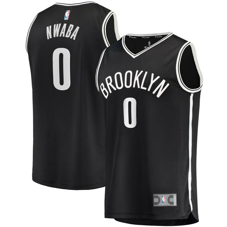 Brooklyn Nets David Nwaba Fanatics Branded Fast Break Player Icon Jersey Kids - Black | Ireland N0486A1