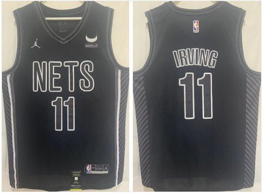 Brooklyn Nets #11 Kyrie Irving 22-23 Jersey Black