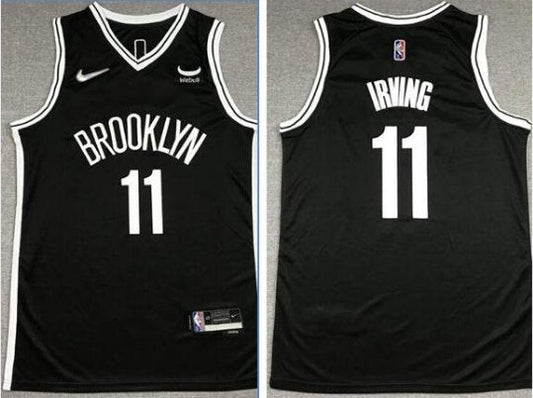 Brooklyn Nets #11 Kyrie Irving 75th Jersey Black