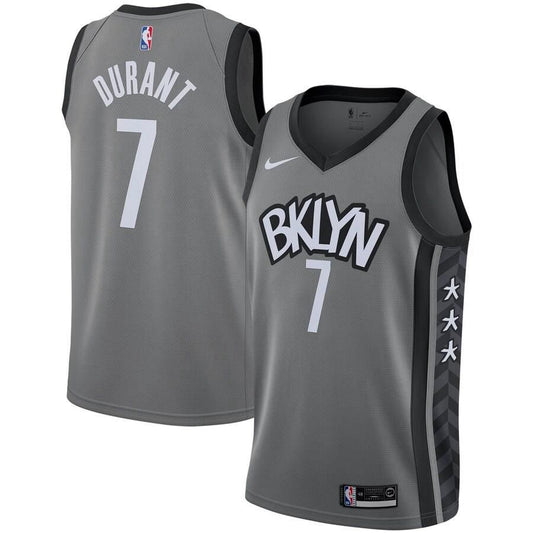 Brooklyn Nets Kevin Durant Nike 2019-2020 Swingman Statement Jersey Mens - Grey | Ireland B5686C9