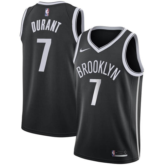 Brooklyn Nets Kevin Durant Nike 2019-20 Swingman Icon Jersey Mens - Black | Ireland U2503J3